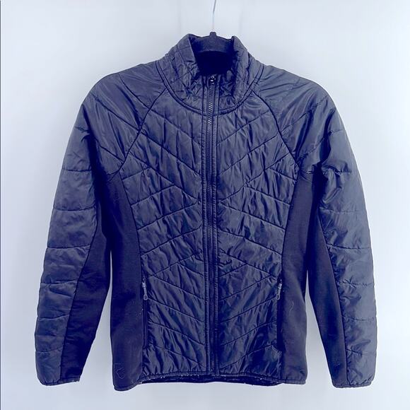 Smartwool wool filled puffer mock neck full zip jacket sz M - Picture 1 of 6